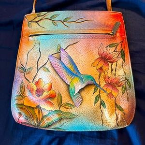 Anuschka slim crossbody bag